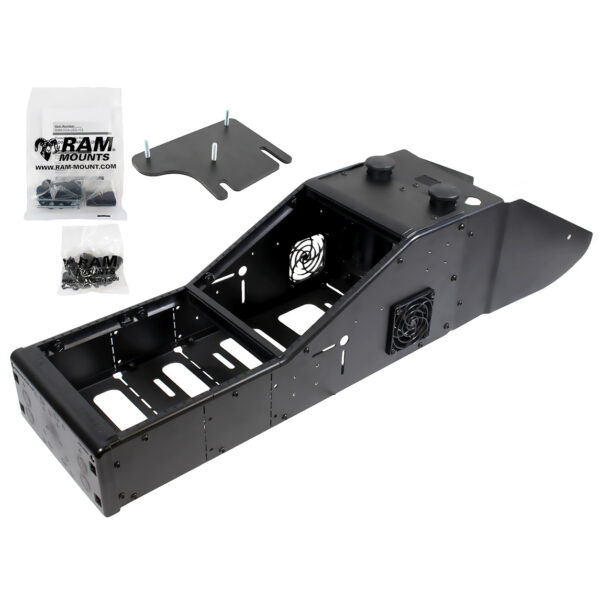RAM Tough-Box Console angolata con Dodge Charger (Police) carenatura Ram Ram Mounts-VCA-112A