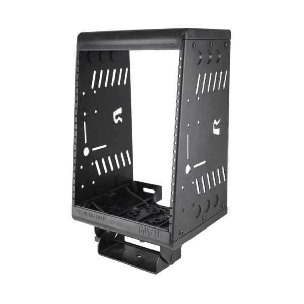 Console RAM Tough-Box da 13" con area del frontalino da 11" e supporti per rack radio RAM-VRR-13A