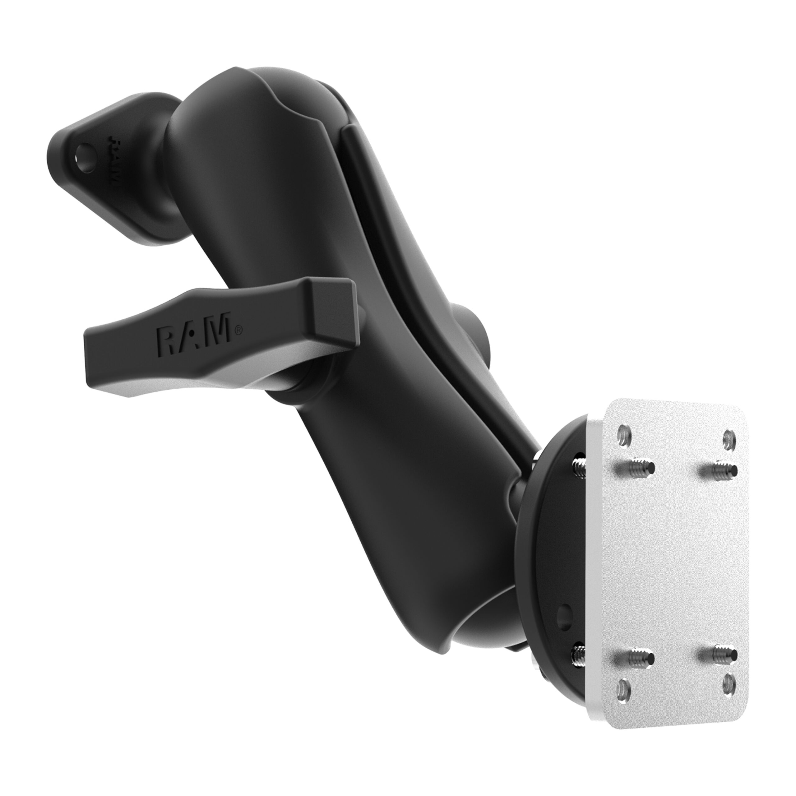 Supporto per cruscotto RAM con braccio medio e sfera romboidale e sfera di tipo C RAM-138-225B2U - immagine 2