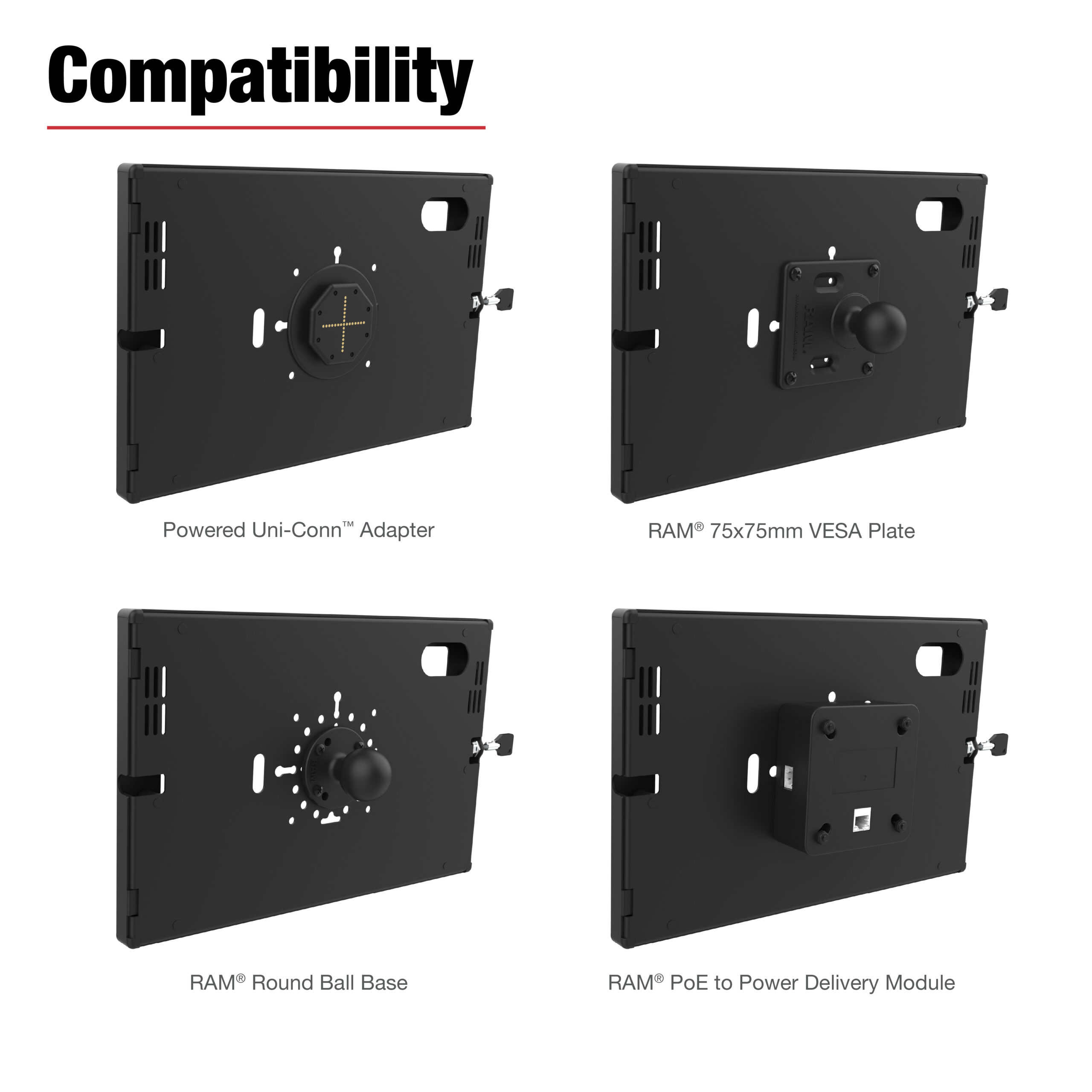 Custodia RAM per Samsung Galaxy Tab S10 e S10+ Ram Mounts RAM-TE-SAM87 - immagine 5